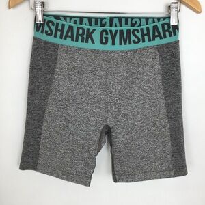 Gymshark Flex Workout Biker Shorts Gray Spandex Women’s Size Large